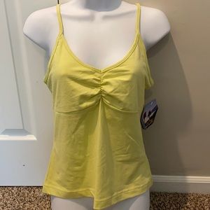 Women’s  fitted tank top with adjustable straps, size M, NWT